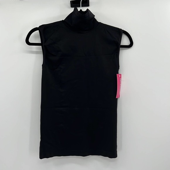 New! Commando Butter Tee Sleeveless Turtleneck - Black - L/XL - Picture 3 of 9